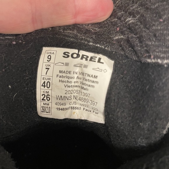 Sorel Women Whitney II Short Lace Up Waterproof Boots Olive Green Sz 9 Winter - Picture 6 of 8